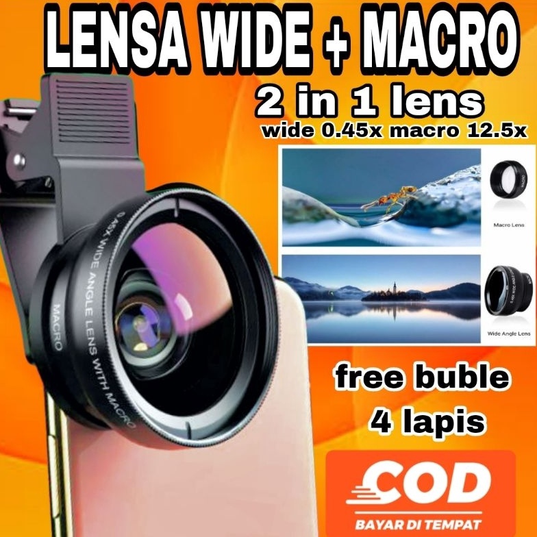 Ready APEXEL LENSA WIDE HP 0.45X LENSA SUPER WIDE HP LENSA HP LENSA SUPER WIDE ANGEL ZQY