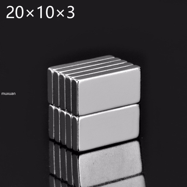 

Magnet Neodymium Block 20x10x3 mm