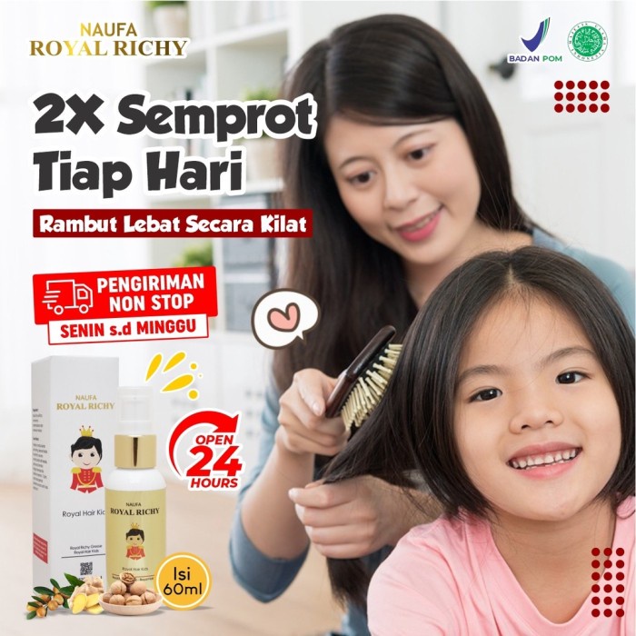 NAUFA ROYAL RICHY - MULTIVITAMIN MINYAK KEMIRI PENYUBUR RAMBUT