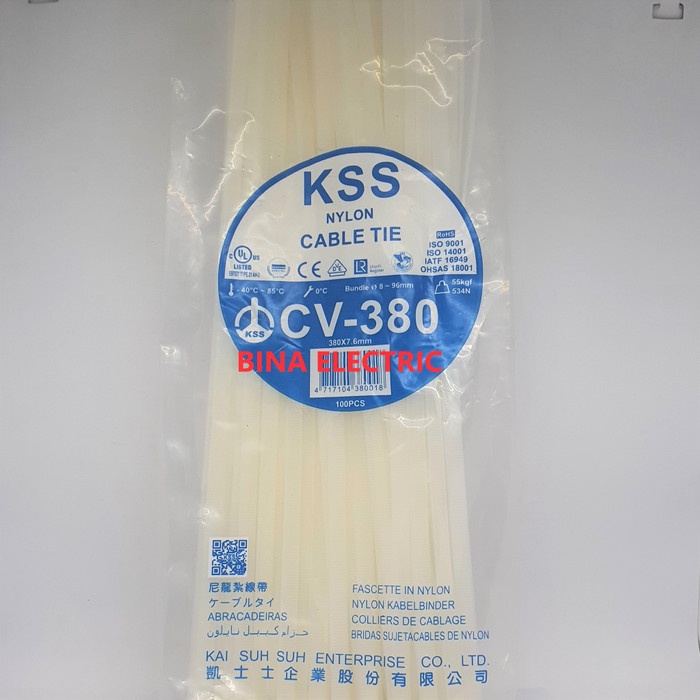 

Bestseller Kabel Ties Kss Cv-380 7.6X380 7,6X380 38Cm 38 Cm / Kabel Tis Ties Tiss