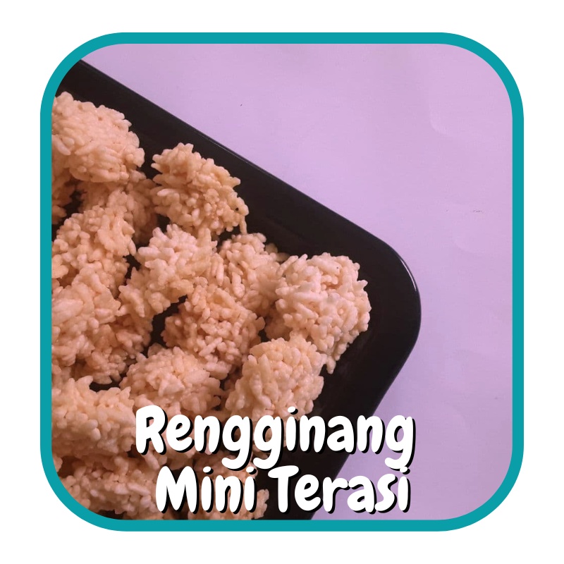 

Rengginang Mini Rasa Terasi (Mini Sticky Rice Crispy Shrimp Paste Flavor)