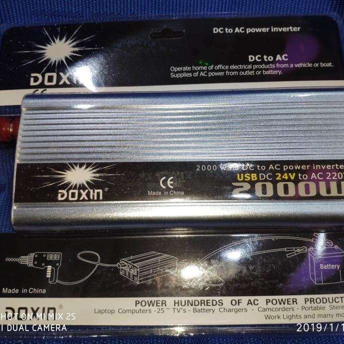 Power Inverter 2000Watt 24Volt Dc ~ 220Volt Ac Original