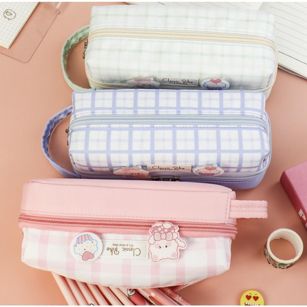 

Big Sale Txs02A Korean Pen Pencil Case Classic Bike Large Kotak Tempat Pensil Mkt Svm84