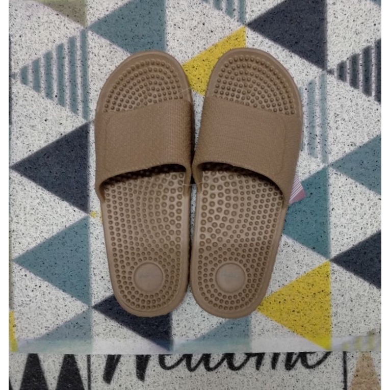 ' sandal zandilac slip on selop slop cowok pria laki refleksi