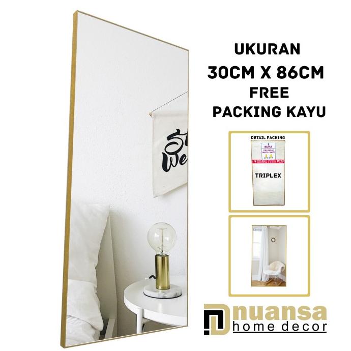 CERMIN DINDING GANTUNG MINIMALIS - CERMIN RIAS - KACA CERMIN GANTUNG