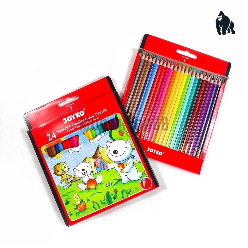 

➝Murah➭ 7B8VW Pensil 24 Warna Panjang Joyko / Color Pencil CP-24PB Colouring Hexagonal Grip [1 SET] R92 ✶Hot Sale