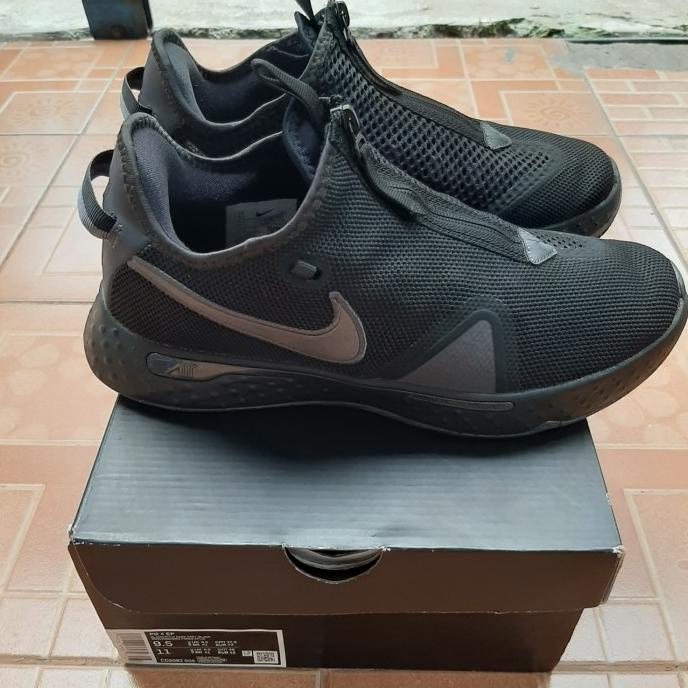 Sepatu Basket Olahraga Lari Pria Nike Zoom PG 4 EP Black Original