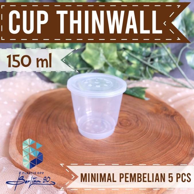 *#*#*#] Cup puding 150ml / Thinwall 150ml / Gelas puding 150ml / Tempat Puding