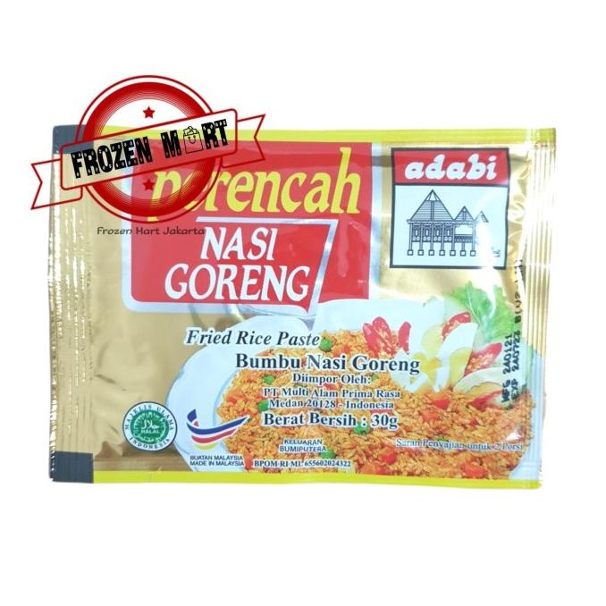 

><><><] ADABI Perencah Nasi Goreng (Bumbu Nasi Goreng) 30 Gr