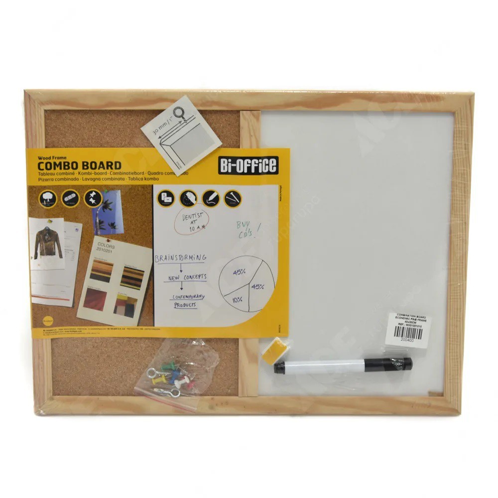 

Combo Board Bi-Silque Cork Board And White Board Bi-Office Papan Buletin Papan Tulis Mood Board