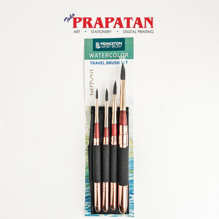 

Terlaris Kuas Lukis Princeton Watercolor Travel Brush Set Neptune