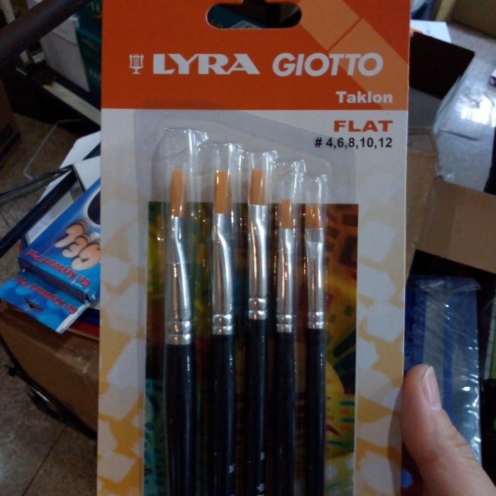 

Art Brush Flat /Set Kuas Lukis Lyra High Quality