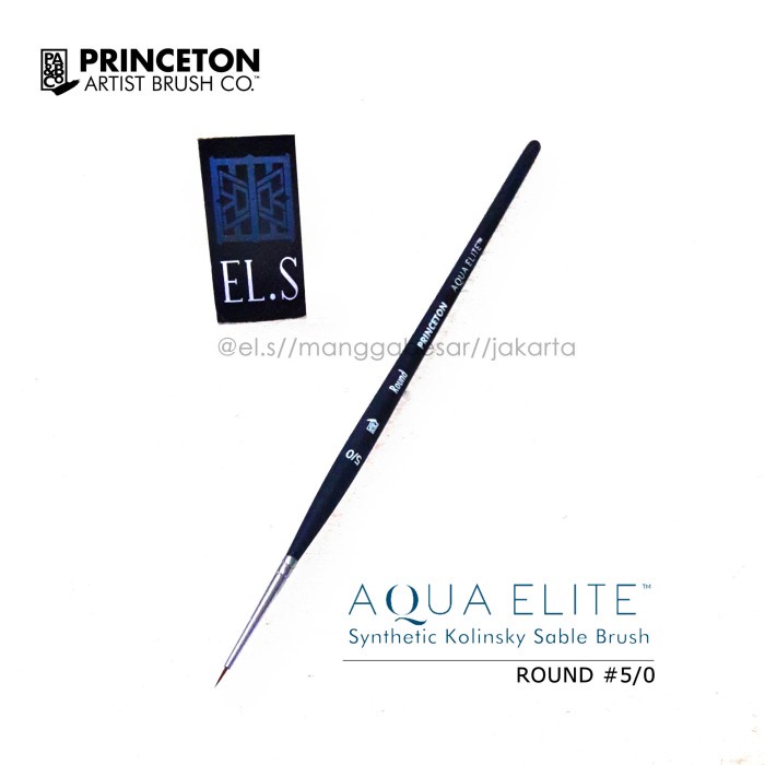 

Terlaris Princeton Aqua Elite Brush Round 5/0 (Kuas Lukis)