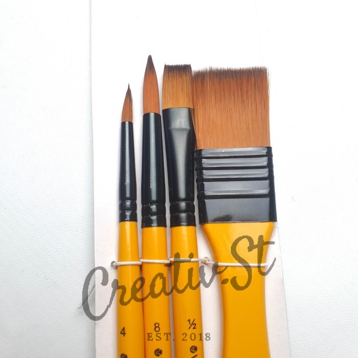 

Terlaris Kuas Lukis V-Tec A184 Set 4 Brush