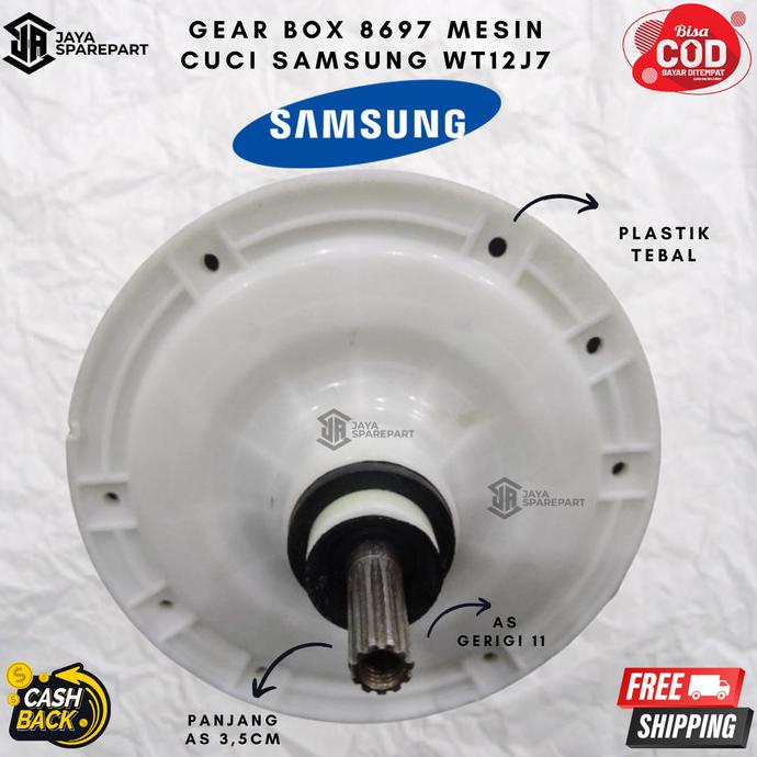 <<<<<] GEAR BOX 8697 MESIN CUCI SAMSUNG WT12J7 JAYASPAREPART BANDUNG