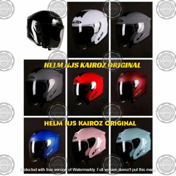 Helm Njs Kairoz Half Face Original