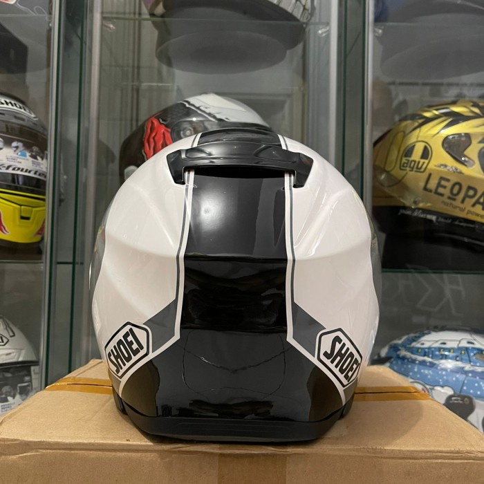 Helm Shoei Jcruise Half Face Putih Polos Abu Abu Replika 1:1 Mirror