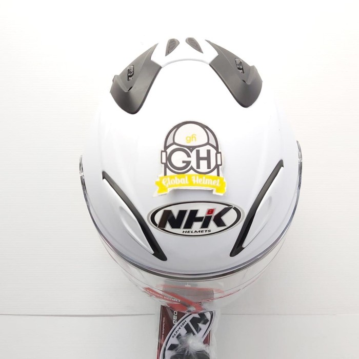 Helm Half Face Nhk R6 Nhk R-6 Solid White