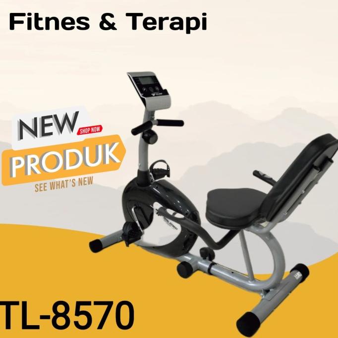sepeda statis recumbent bike TL 8570 Total Fitnes