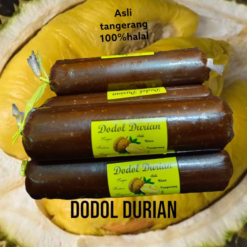 

' dodol durian khas tangerang manis dan legit 200 gr