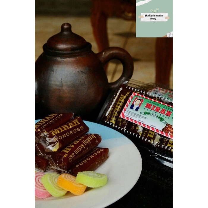 

' jenang ketan mirah kemasan kecil dodol mirah asli tradisional herbal