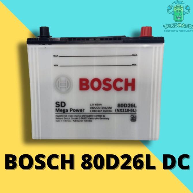 Aki Accu Mobil Bosch 80D26L 80D26 L Basah Inova Diesel Fortuner Elgard