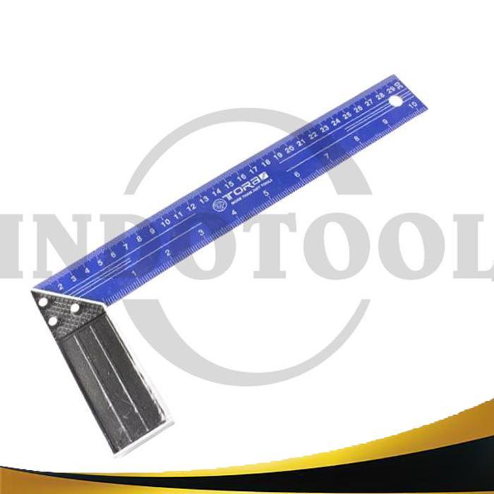 

PENGGARIS SIKU STAINLESS STEEL ANGLE RULER SS 10" 250MM TORA | INDT