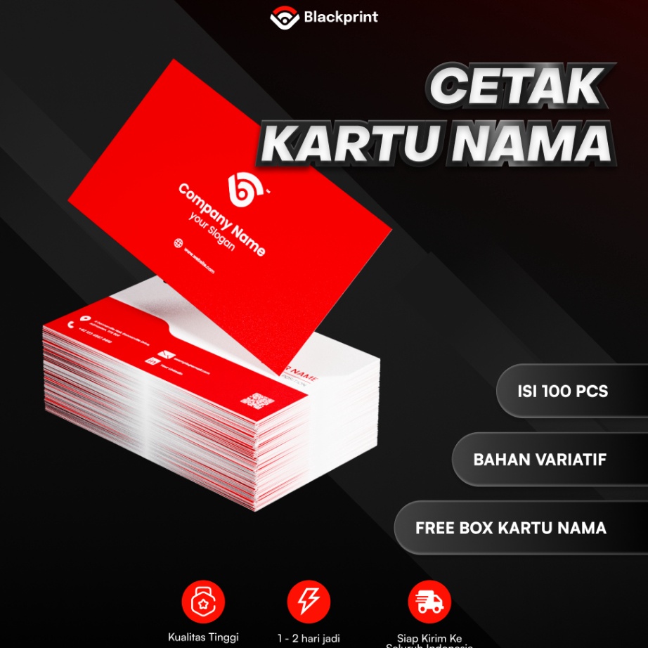 

Sediap6P0b Kartu Nama isi 100 free Box/ Kartu Nama Custom/ Bussiness Card/ Name Card Art Carton 260/ Kartu Nama 1 sisi