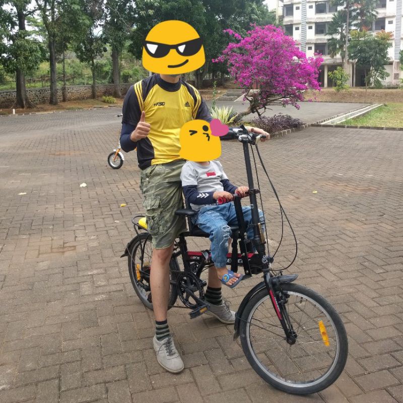 ' boncengan sepeda lipat boncengan sepeda mtb