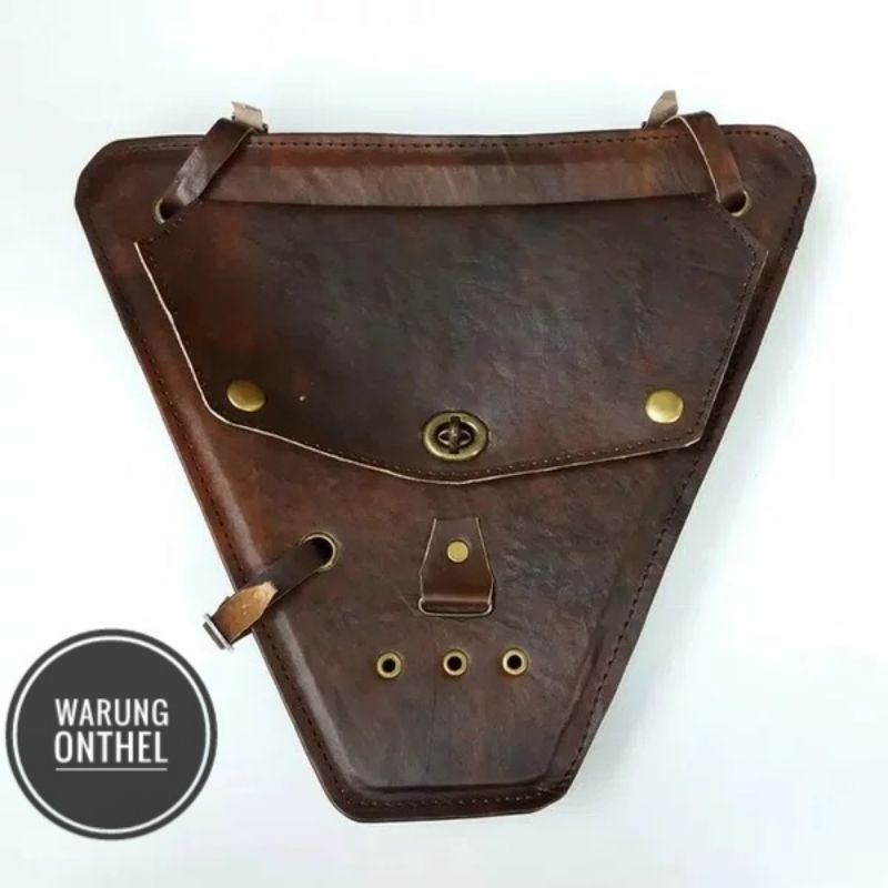 ' tas sepeda onthel - tas bagasi sepeda onta - tas kulit sepeda onthel - tas kulit boncengan onthel