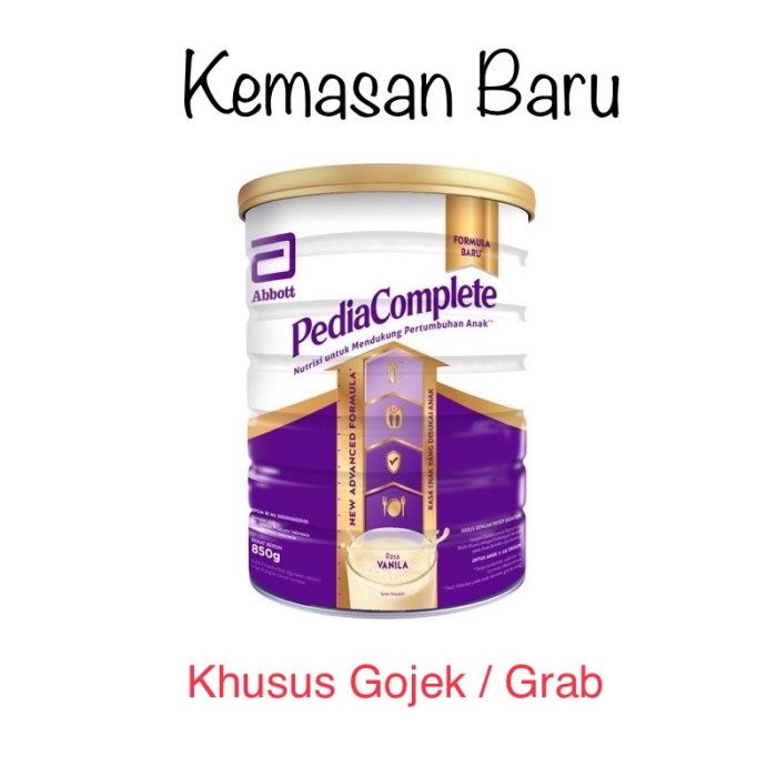 Okta- Susu Pediasure Complete 850Gr Rasa Vanila (Bukan Triplesure)