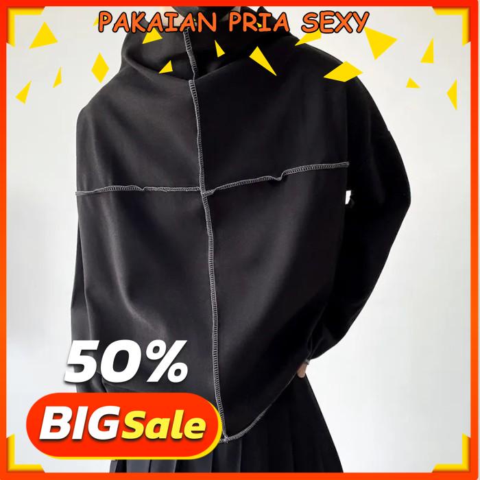 FREE ONGKIR GOTHIC CAPE LONG JACKET MEN / JAKET BAJU HARAJUKU 