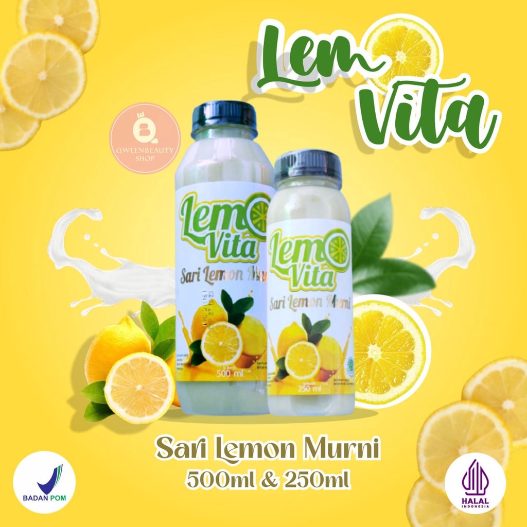 

THFZ1365 [BPOM] LEMOVITA Sari Lemon Murni Jus Lemon 100% Murni Jus Diet