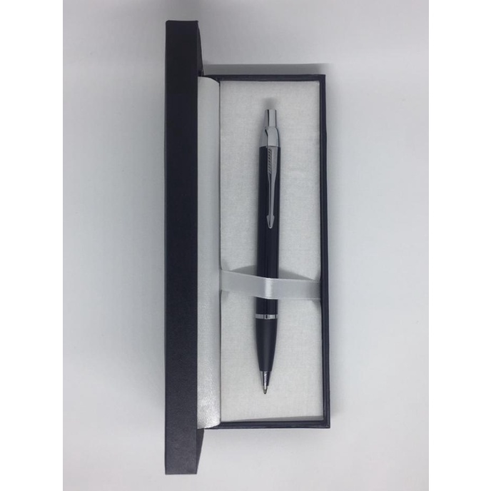 

;&;&;&;&] Pulpen Promosi / Pulpen Parker IM Black TW / KW ( Klip Silver )