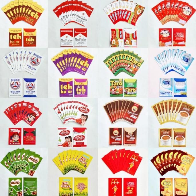 

*****] 10pcs Amplop Angpao Lebaran Idul Fitri Tema Snack Lucu