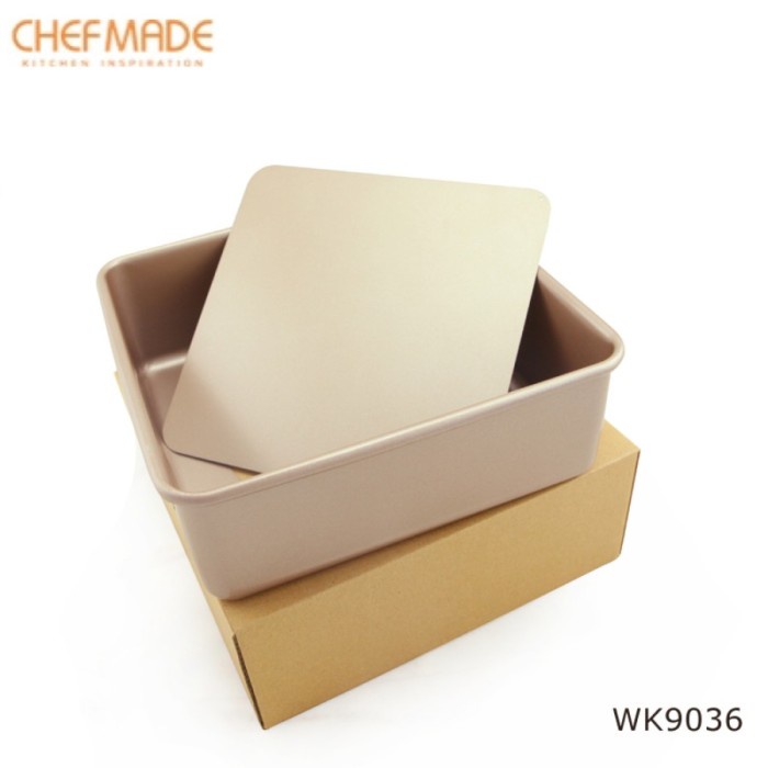 Terlaris Chefmade Loyang Kue Kotak Bongpas Bongkar Pasang Loose Bottom Wk9036