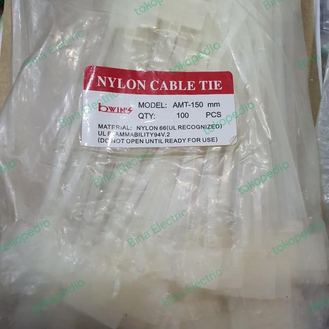 

{{{{{{] Kabel Ties Label 150mm 15cm Tebal 2.5mm / Ties Label 15 cm