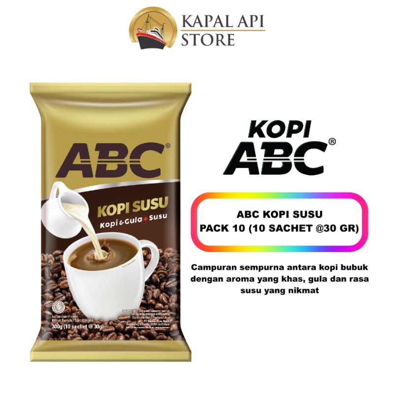 

ABC KOPI & GULA + SUSU 10S @ 31G 00370692