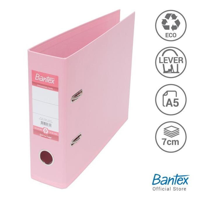 

:<:<:<:<] Bantex Lever Arch File Ordner Plastic Pastel A5 Kwitansi 7cm #1453