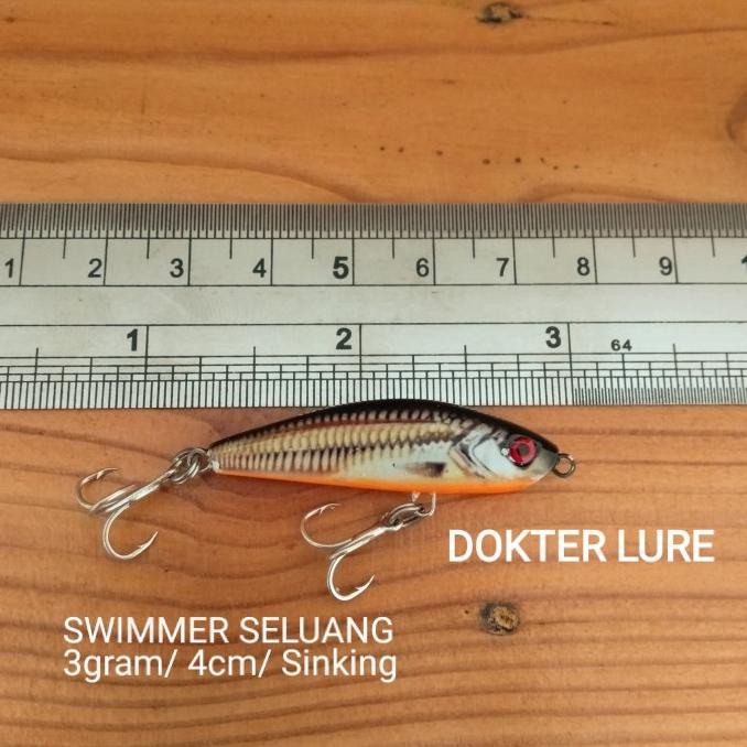 :::::::] LURE SWIMMER SELUANG FLUTTER 3gram 4cm