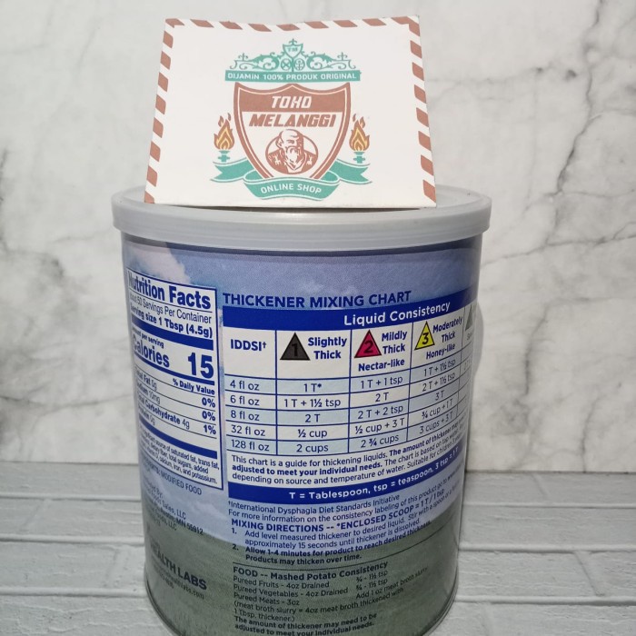 

Laris Hormel Thick & Easy Instant Food Beverage Thickener 227 Gr