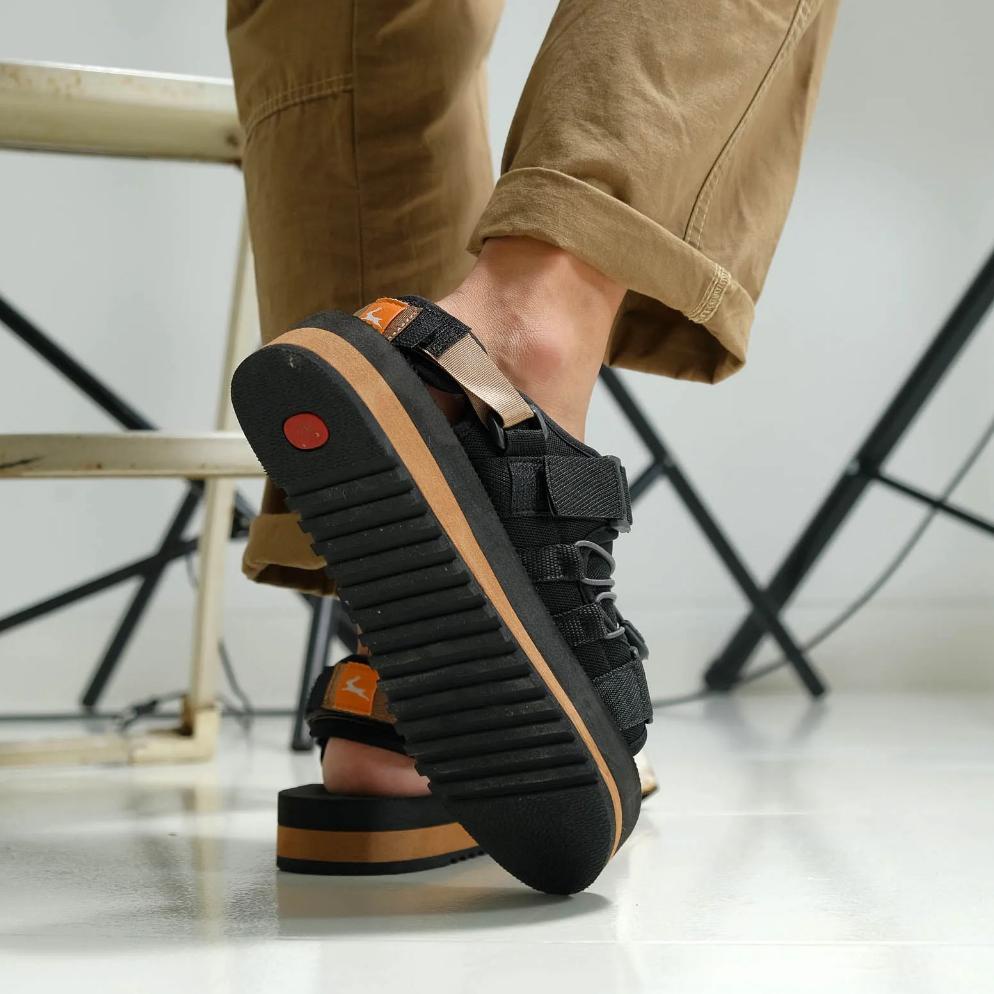 Qdy402 Runo Project - Sendals Gunung - Sandal Pria - Vienna Combat Sole - Traveling Promo
