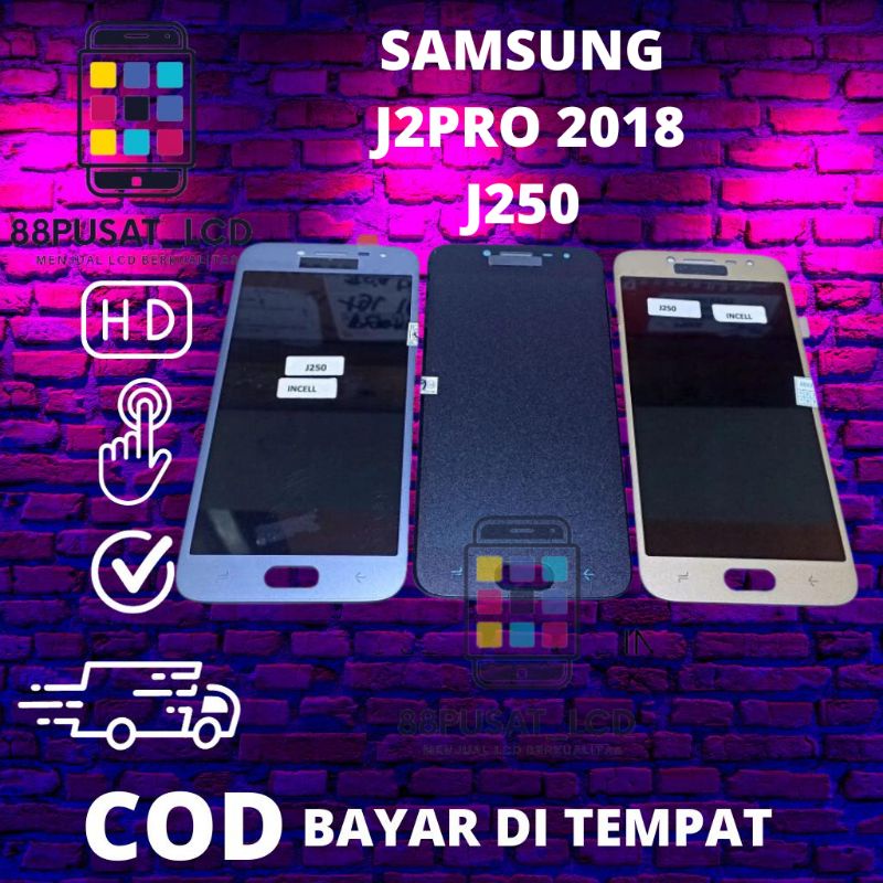 FULLSET LCD SAMSUNG J2PRO 2018/J250 AAA CONTRAS ORIGINAL COMPLETE TOUCHSCREEN LCD