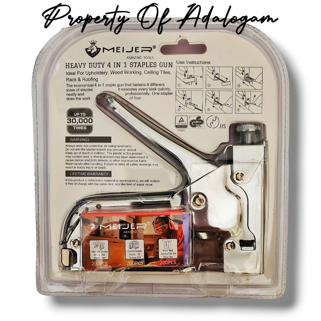 

Mollar Staples Gun Taer 3 In 1 / Staple Jok Hekter 3 Way