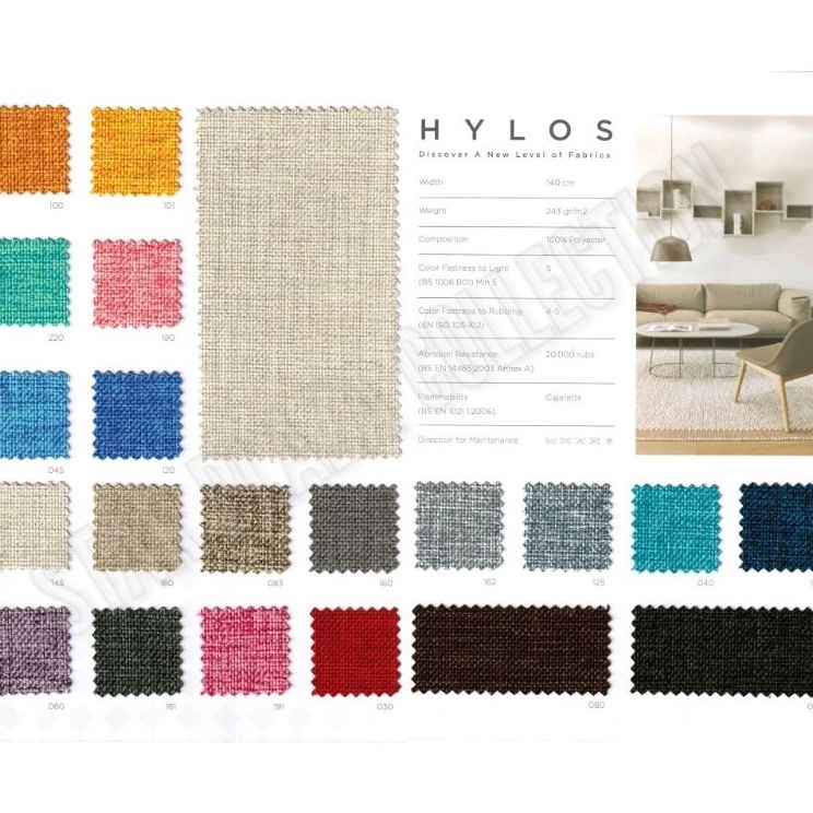 ーFWi Kain Interior Ateja Fabric Polos Minimalis - Hylos (Furniture, Sofa, Jok, Kursi, Sarung Bantal,