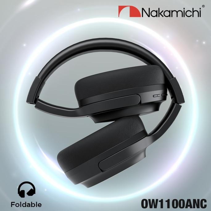 Nakamichi Ow1100Anc Active Noise Cancelling Wireless Headphone - Black
