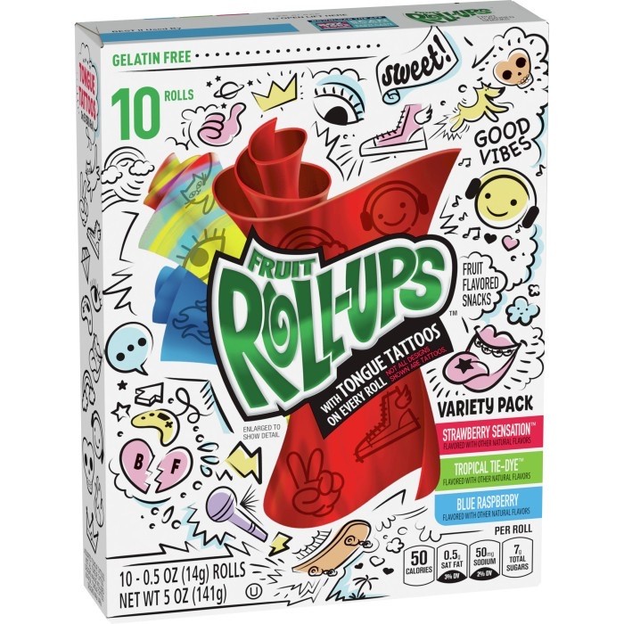

Fruit Roll Ups Variety Pack Isi 10 Gummy Candy