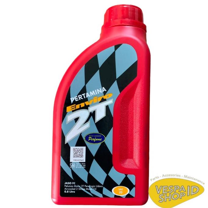 Open DS] Oli Samping Enviro Pertamina Original 2 tak Vespa Rx King dll