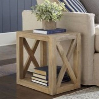 Meja Nakas Bed Side Table Serbaguna Minimalis Natural 25 X 27 X 35 Cm Terbaru