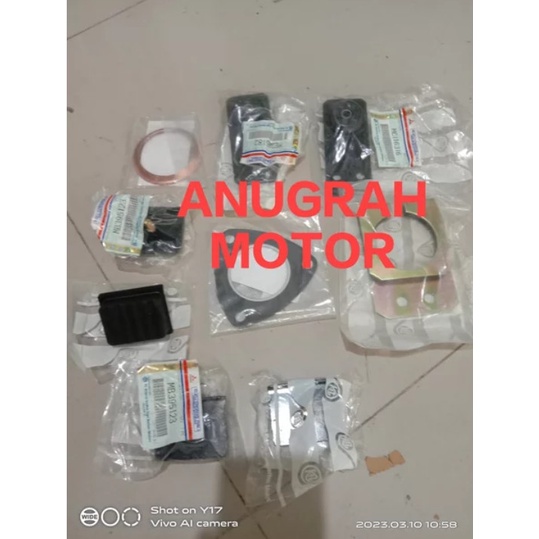 karet knalpot mobil mitsubishi canter semua tipe sama set garansi sparepart